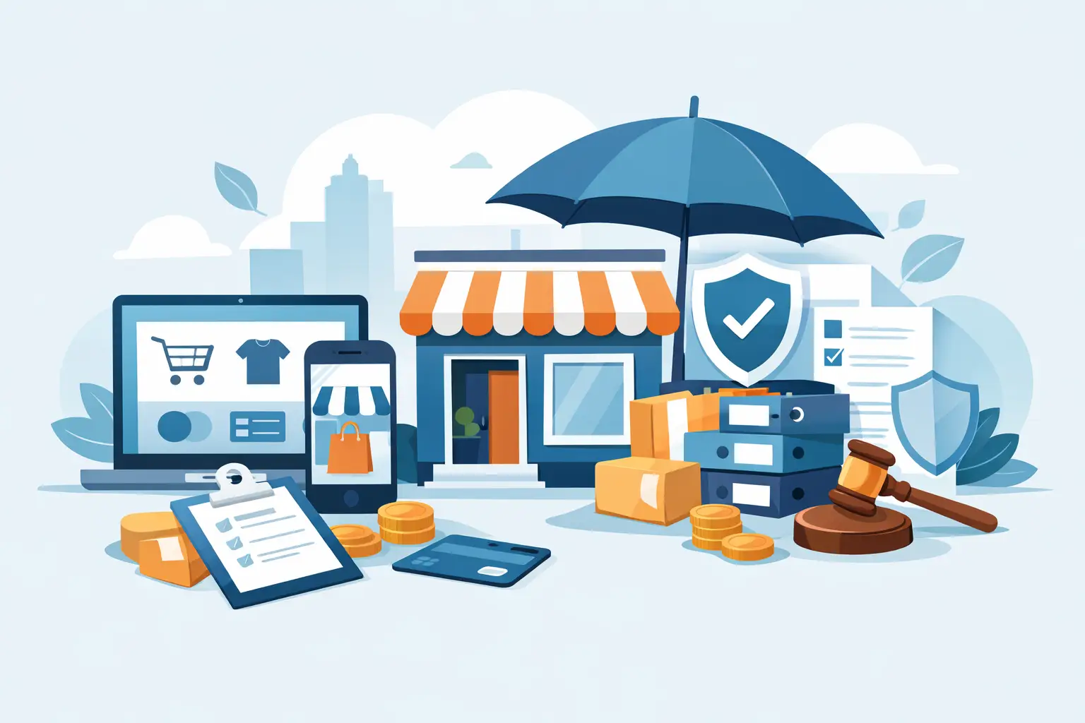 Welche Versicherung braucht ein Onlineshop?
